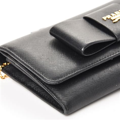 prada saffiano bow wallet review|prada saffiano wallet men's.